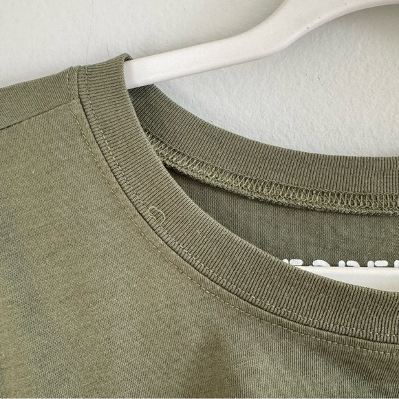 Torrid Foreigner Classic Fit Cotton Keyhole Tee Dusty Olive Size 1 - Picture 9 of 9